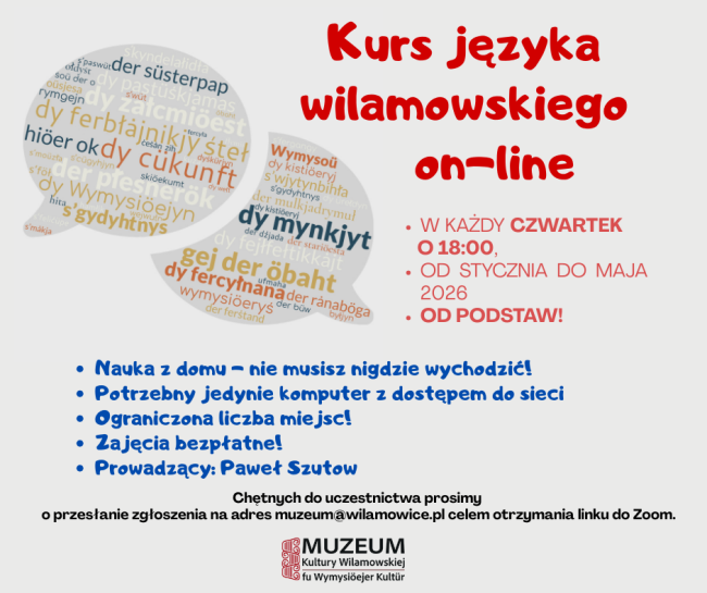 Kurs języka wilamowskiego