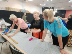 Skrawanie podszewki na spódnice