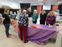 Pomiar materiału i rozplanowywanie wzorów dla oplecków