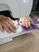 Zszywanie części oplecka