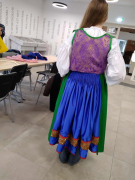 Prawie gotowy strój jednej z uczestniczek