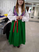 Prawie gotowy strój jednej z uczestniczek